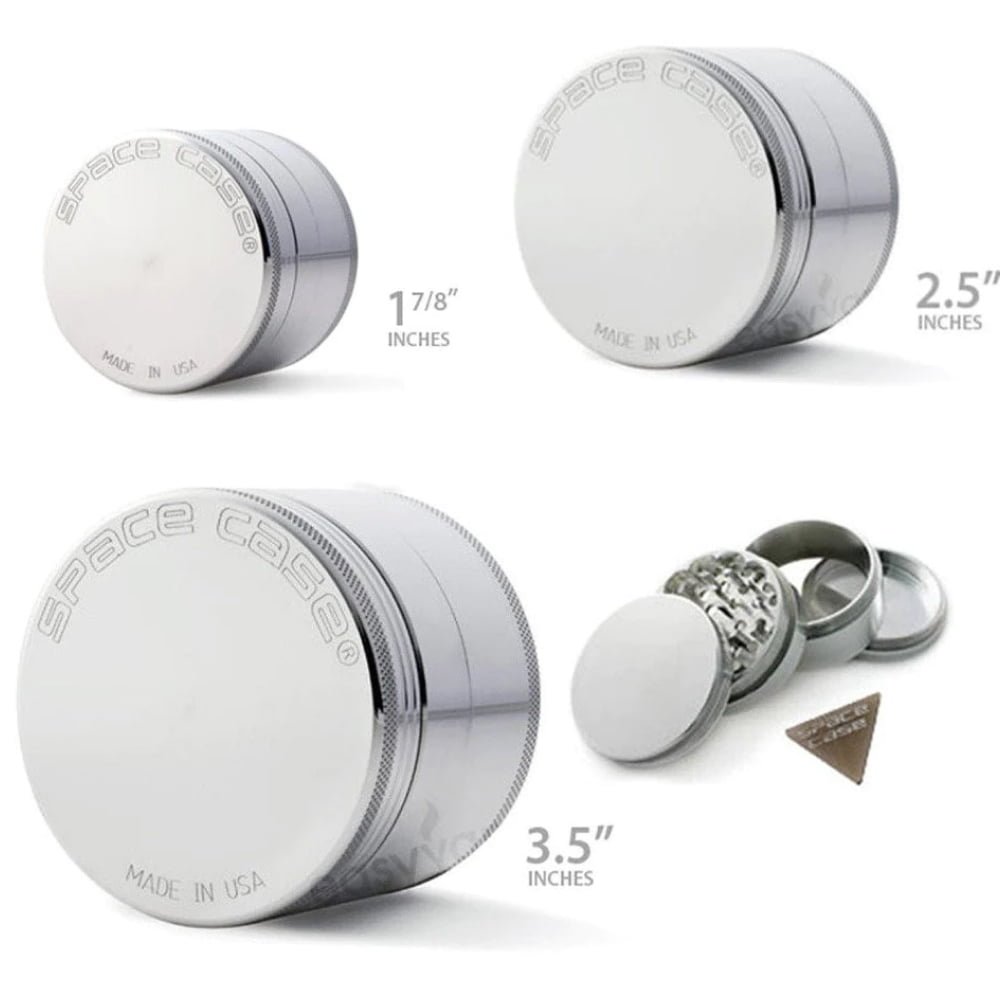 Space Case 4 Piece Aluminum Grinder Sifter